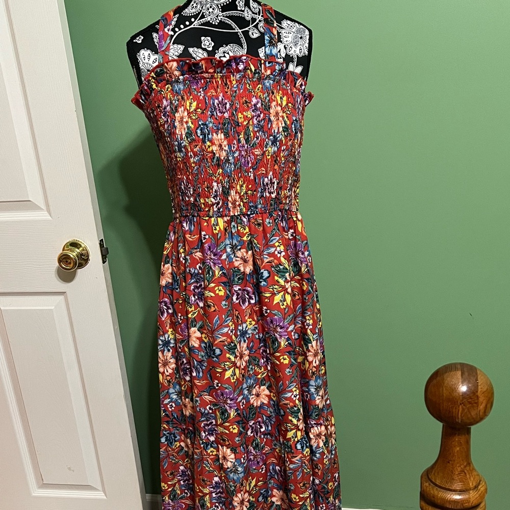 Maxi floral dress